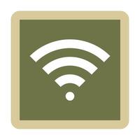 WiFi Signal Freelancer icon illustration vector