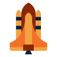 Rocket start up icon illustration vector