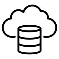 Cloud Data start up icon illustration vector