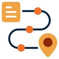 Roadmap start up icon illustration vector