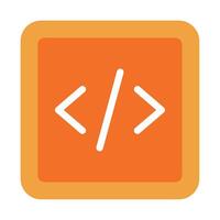Code Symbol start up icon illustration vector
