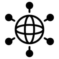 Network Nodes start up icon illustration vector
