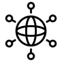 Network Nodes start up icon illustration vector