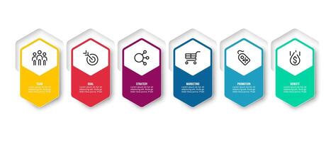 Timeline for business infographic template. vector
