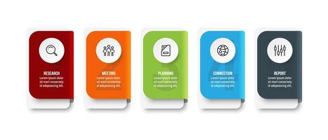Infographic for business presentation template. vector