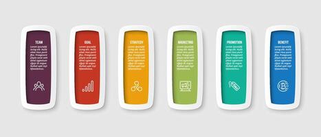 Infographic for presentation business. vector