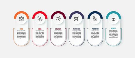 Infographic business presentation design. vector
