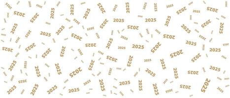 text 2025 pattern design background vector