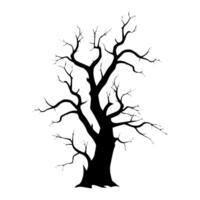 dry tree icon flat illustration vector