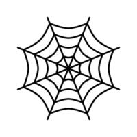 spider webs icon flat illustration vector