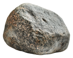 Granite boulder on a smooth surface png