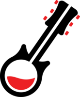 A red smiley face with red dots on it png