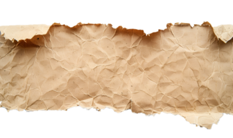 Torn ripper paper sheet Texture isolated on transparent background png