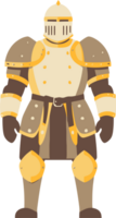 Medieval Knight in Full Armor Illustration Historical and Fantasy Character png