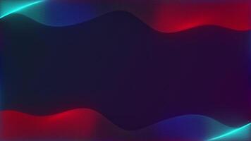 wavy abstract frame backgound with blue red and magenta colors ,copy space for text video