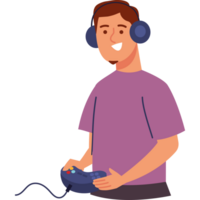 geek pride day gamer with gamepad png