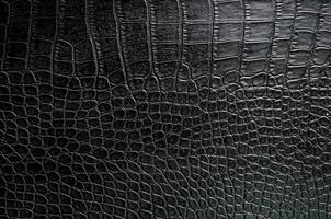 Black crocodile skin artificial leather with customizable space for text or for mockup photo