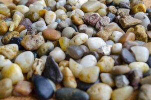 Multicolor assorted stones suitable for background or wallpaper photo