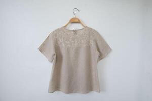 Summer Blouse on white background. photo