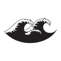 A black and white illustration of a wave vector