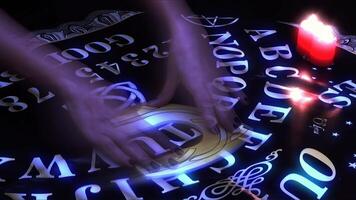 Witchcraft Spiritual Halloween Game Play Ouija Board photo