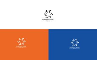Community iconic logo vector