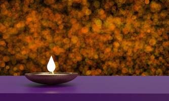 hinduism india night bokeh yellow orange gradient color background copy space night illuminated glowing copy space greeting candle shiny burning festival abstract event vertical diwali particle diya photo