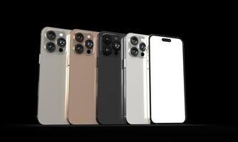 phone mobile pro front back side mock up empty blank display set group technology cyberspace wireless device display smartphone electronic screen cellular tablet photo industry concept screen object