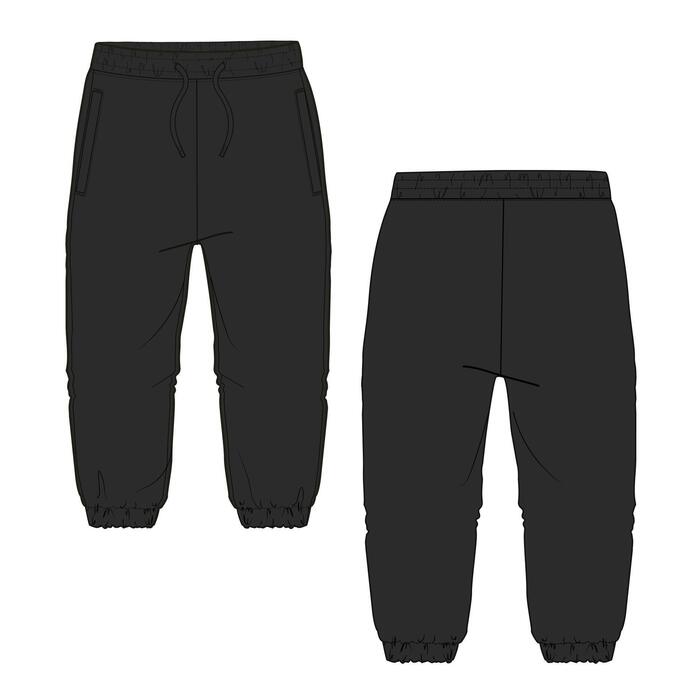 Black Joggers Template Vector Art Icons and Graphics for Free Download