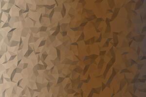 Neutral Toned Abstract Low Poly Background with Gradient Brown and Beige vector