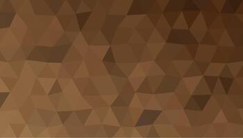 Abstract Low Poly Background in Neutral Brown Tones with Dark Gradient vector