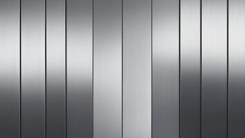 A metallic backdrop made of vertical stainless steel panels provides an abstract and modern aesthetic Ideal as a copy space image, full frame photo