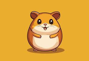 hamster, ideal for educational projects vector