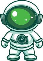 Green Space Astronaut vector