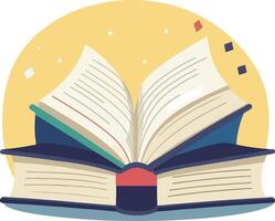 Creative Open Book vector