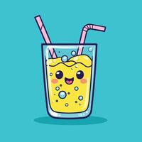 Cool Lemon Juice Character vector