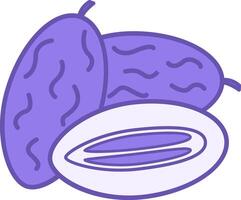 Dates Color Icon. Dried Dates with Pit. Sweet Dessert. Organic and Healthy Food. Fruit Concept vector