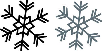 Snowflake icons. Weather icons. Winter illustration vector