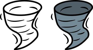 Tornado icons. Weather Icons. Illustration of Funnel vector