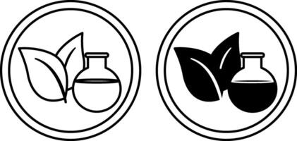 Cupro Fabric Fiber Icons. Black and White Icons. Textile Fiber Based on Natural Fiber. Tag, Label For Clothes vector
