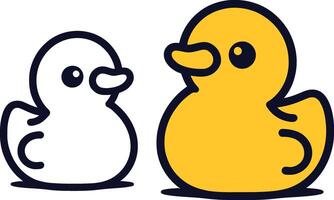 Toy duck icon special collection colorful icon set. vector