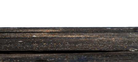 Wooden table, tabletop with grains of sand. Empty wooden shelf, counter, desk. Perspective wood tabletop photo