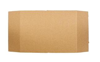 Recycle paper cardboard background, isolated on white photo