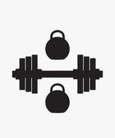 Gym exercise workout accessories isolated set vector
