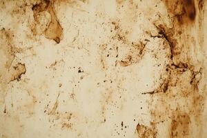 Textured wall showing intricate patterns created by stains in natural earthy tones photo