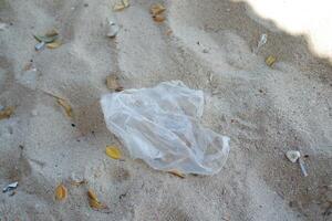 Plastic Waste on the Beach photo