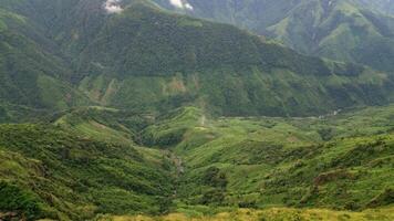 Aerial View of Green Hills and Scenic Landscape in Meghalaya, India video