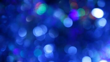 blue bokeh background video