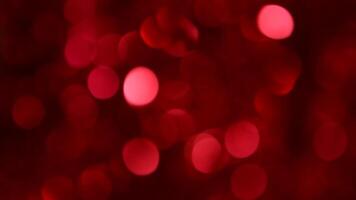 red bokeh background video