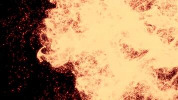 Animated background with particles in motion and a dynamic alpha channel. video